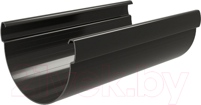 Изображение товара Желоб Grand Line Дизайн 135 ПВХ RAL 9005 (3м, черный)