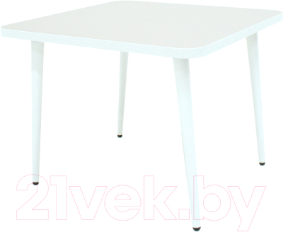 Журнальный столик Мебелик Оникс 3 (белый велюр)