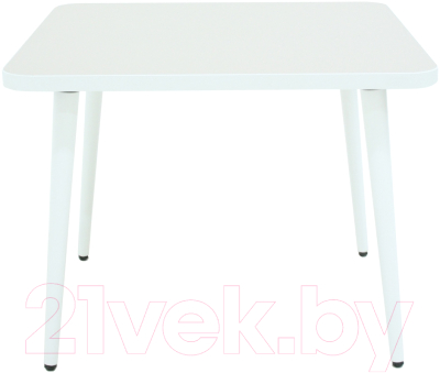Журнальный столик Мебелик Оникс 3 (белый велюр)