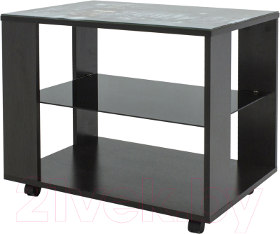 Журнальный столик Мебелик BeautyStyle 5 (венге/Luminar 129)