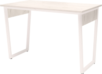 Письменный стол Millwood Лофт Чикаго Р-1 110x65 (дуб белый Craft/металл белый) - 