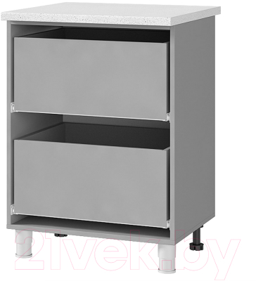 Шкаф-стол кухонный BTS Монро 6Р2 MF01
