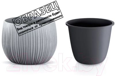 Кашпо Prosperplast Flower Pot / DKB150-B411 (черный)