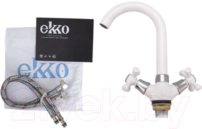 Смеситель Ekko E13332 (белый)