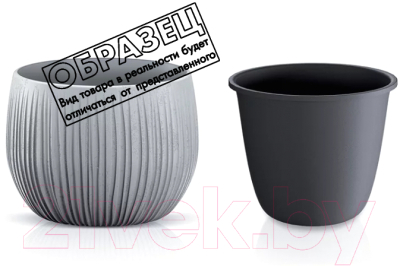 Кашпо Prosperplast Flower Pot / DKB180-B411 (черный)