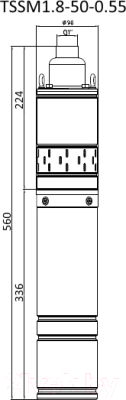 Скважинный насос Pumpman TSSM1.8-50-0.55 / TSSM1850055