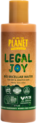 Мицеллярная вода We Are The Planet Legal Joy Для сухой и чувствительной кожи (200мл)