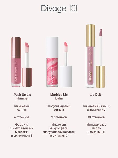 Блеск для губ Divage Lip Gloss Lip Cult тон 10