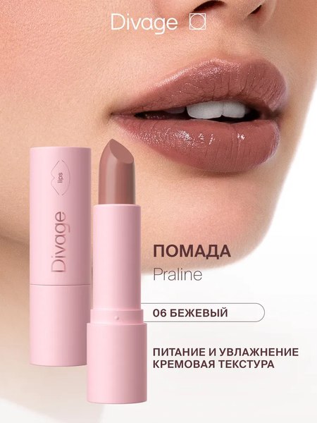 Помада для губ Divage Lipstick Praline New тон 06
