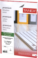 Набор этикеток Tanex 114527 (белый) - 