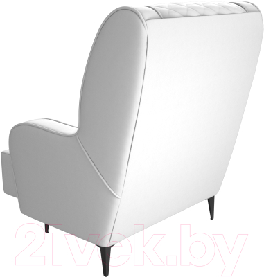 Кресло мягкое Mebelico Неаполь (экокожа белый)