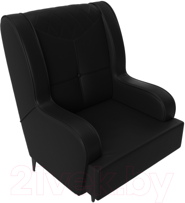 Кресло мягкое Mebelico Неаполь (экокожа черный)