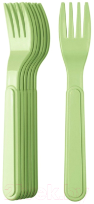 Изображение товара Набор столовых вилок Idi Land 221128820/04 (6шт, салатовый)