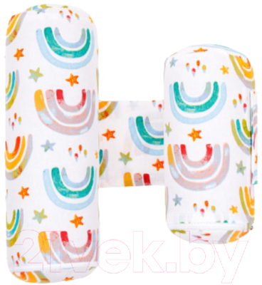 Подушка-позиционер Amarobaby Nature Anatomy Rainbow / AMARO-40NA-RB