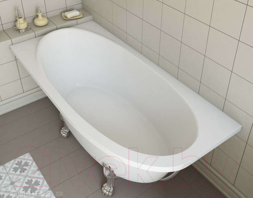 Ванна из искусственного мрамора Эстет Венеция 170x80 R / ФР-00002045 — фото 5
