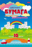 

Набор цветной бумаги Hatber, Цветной город / 10Бц4м_14034