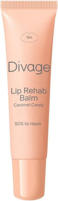 Бальзам для губ Divage Lip Rehab Balm Sos Lip Repair с ароматом карамели -