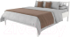 Полуторная кровать ФанДОК Луиза 2 Ф-140.02 140x200 (белый) - 