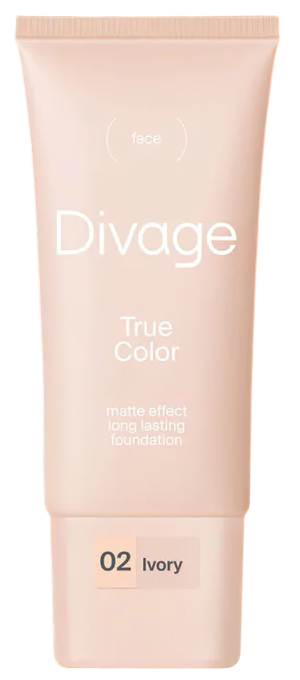 Тональный крем Divage True Color тон 02 ivory