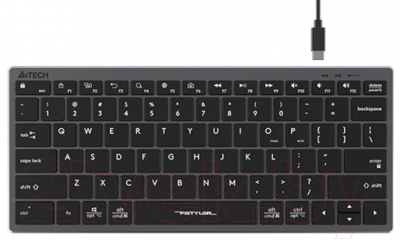 Клавиатура A4Tech Fstyler FX51 (черный/серый)