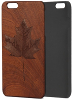 Чехол-накладка Case Wood для iPhone SE 2020/2022 (сапеле/клен) - 
