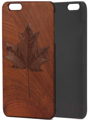Чехол-накладка Case Wood для iPhone SE 2020/2022 (сапеле/клен)