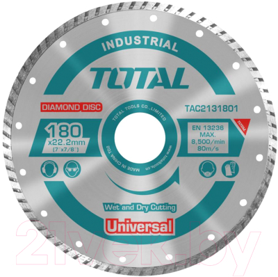 Отрезной диск алмазный TOTAL TAC2131801