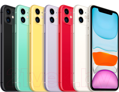 Смартфон Apple iPhone 11 256GB A2221 / 2BMWM72 восстановленный Breezy Грейд B (черный)