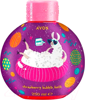 Пена для ванны детская Avon Лама Аромат клубники (250мл)