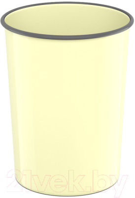 Корзина для бумаг Erich Krause Pastel / 58455 (желтый)