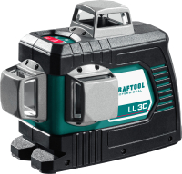 Лазерный нивелир Kraftool LL-3D-2 / 34640-2 (с держателем) - 