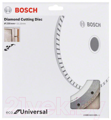Отрезной диск алмазный Bosch 2.608.615.039