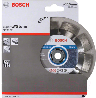 Отрезной диск алмазный Bosch 2.608.602.588