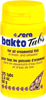 Средство для ухода за рыбами Sera Bakto Tabs 7480