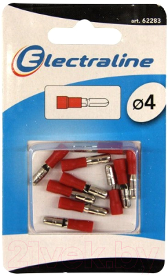 Набор наконечников для кабеля Electraline 62283 (10шт, красный)