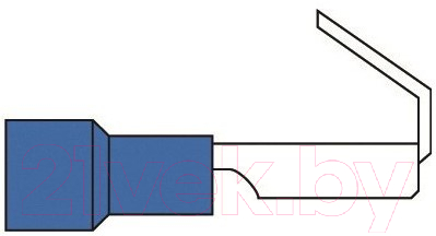 Набор наконечников для кабеля Electraline 62284 (10шт, голубой)
