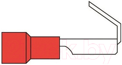 Набор наконечников для кабеля Electraline 62285 (10шт, красный)