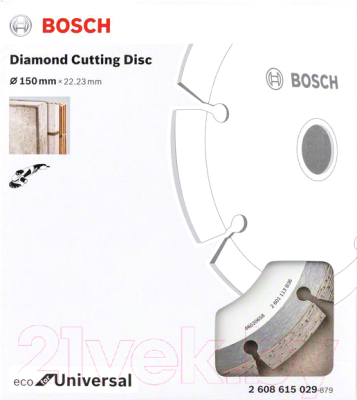 Отрезной диск алмазный Bosch 2.608.615.029