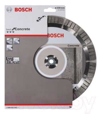 Отрезной диск алмазный Bosch 2.608.602.655