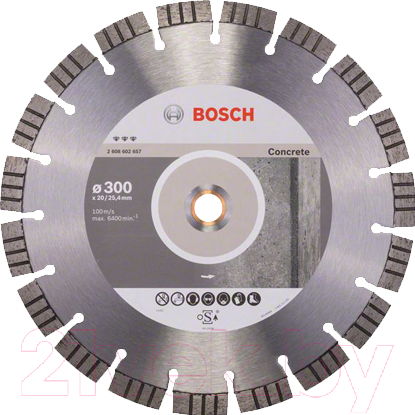 Отрезной диск алмазный Bosch 2.608.602.657