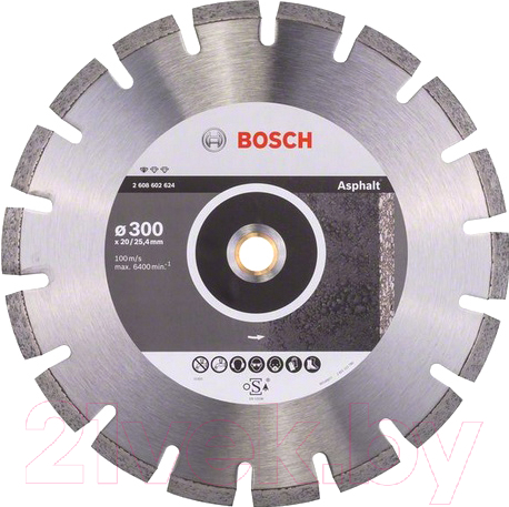 Отрезной диск алмазный Bosch 2.608.602.626