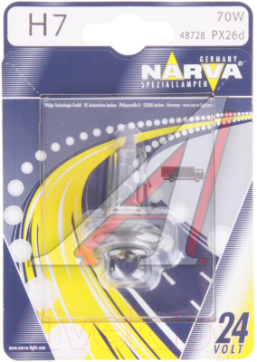 Автомобильная лампа Narva 48728 (блистер)