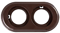 Рамка для выключателя Electraline BF1-620-22 (коричневый) - 