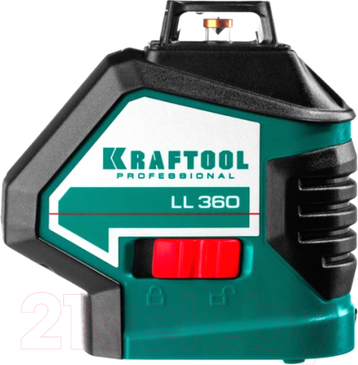 Лазерный нивелир Kraftool LL360-2 / 34645-2 (с держателем)