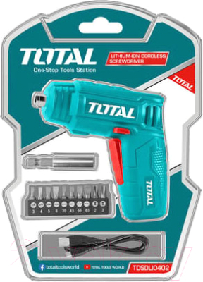Электроотвертка TOTAL TSDLI0402
