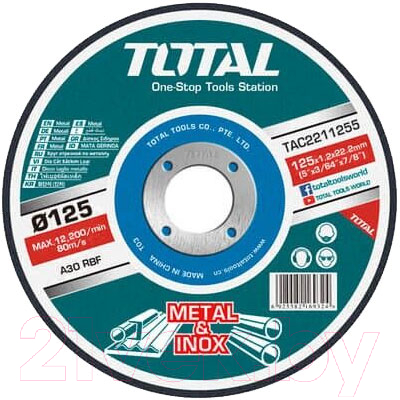 Набор отрезных дисков TOTAL TAC2211255 (10шт)
