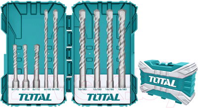 Набор буров TOTAL TACSDL30901 (9шт)