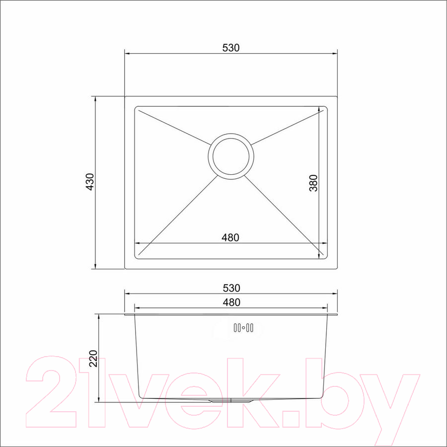 Мойка кухонная Mixline Pro 547231