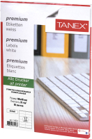 Набор этикеток Tanex 114533 (белый) - 