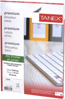 Набор этикеток Tanex 114550 (белый) - 